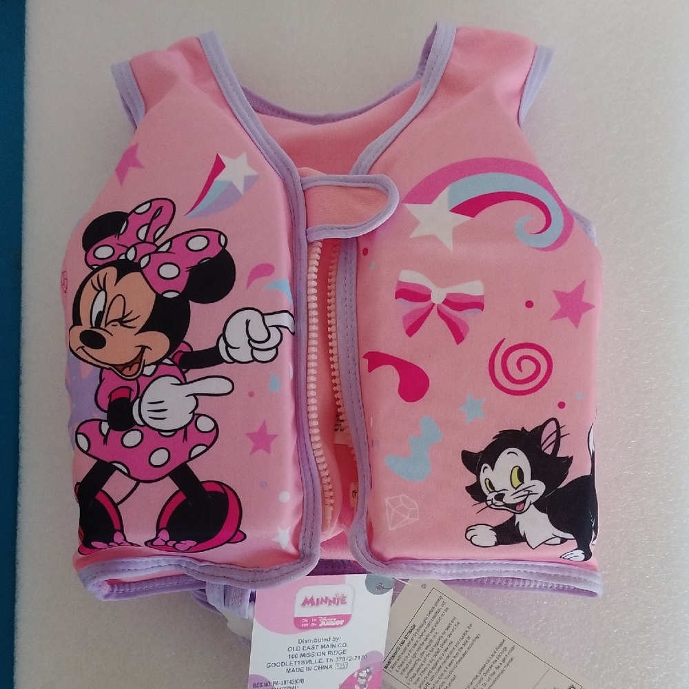 Disney Minnie Mouse Pink and Purple Swim Vest